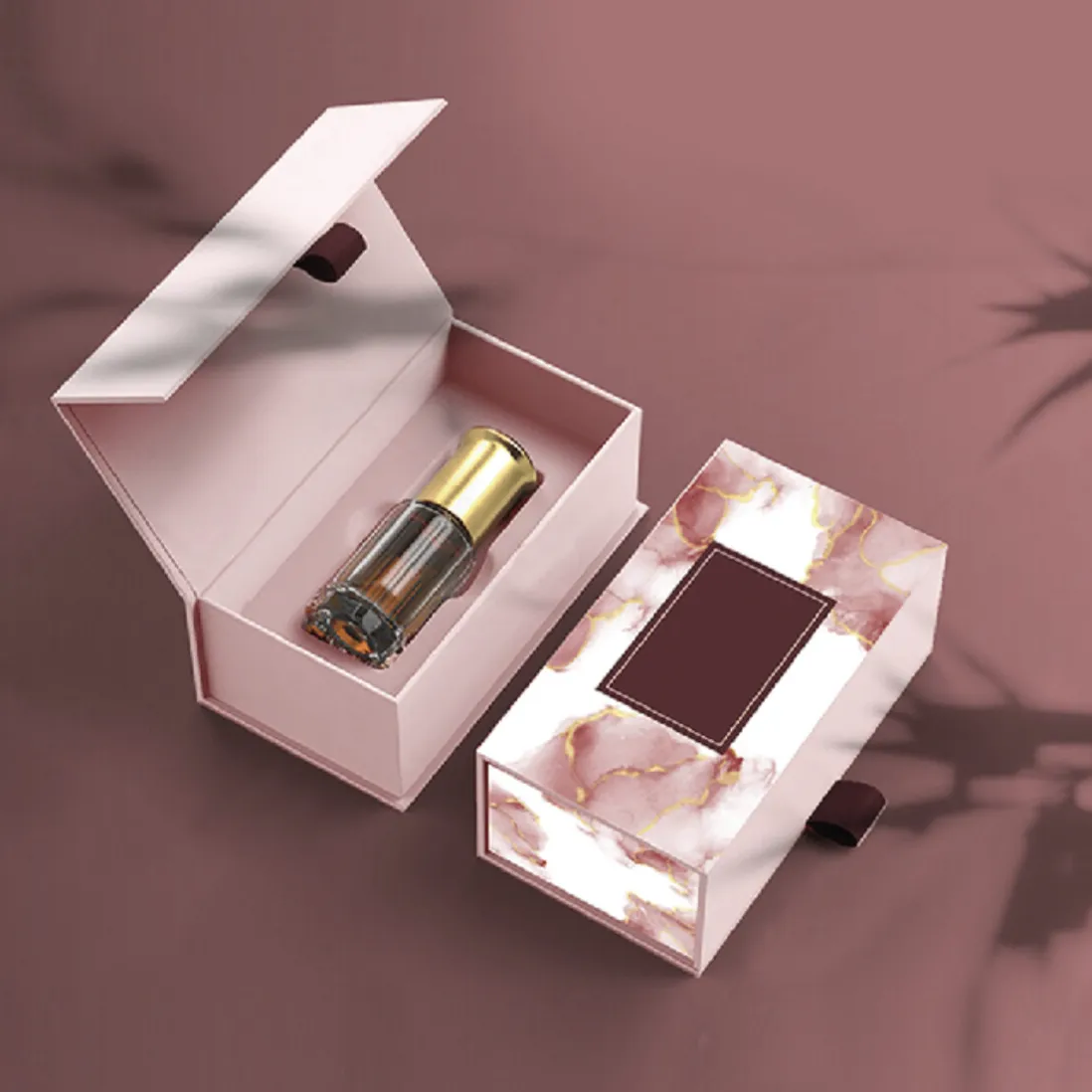 Luxury Custom Perfume Boxes with Logo – Rigid Material Packaging for Fragrance Protection and Elegant Display