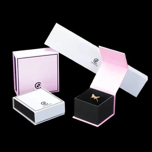 luxury Custom Jewelry Box for Rings and Necklaces.